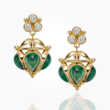 Load image into Gallery viewer, 18K Petal Drop Earrings

