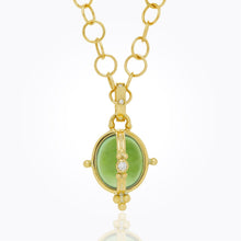 Load image into Gallery viewer, 18K Locket with peridot and diamond

