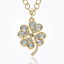 Load image into Gallery viewer, 18K Clover Pendant
