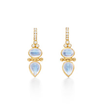 Load image into Gallery viewer, 18K Dynasty Double Moon Earrings
