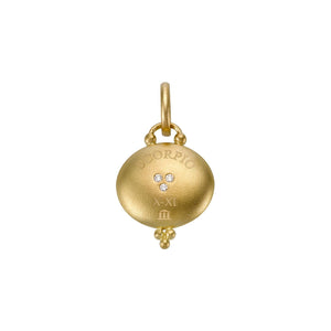 18K Scorpio Zodiac Pendant